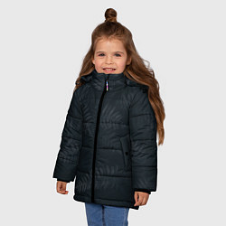 Куртка зимняя для девочки Влажный Папоротник, цвет: 3D-красный — фото 2