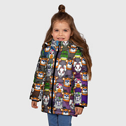 Куртка зимняя для девочки Фредди, Рокси, Ванни, Чика и Монтгомери, цвет: 3D-черный — фото 2