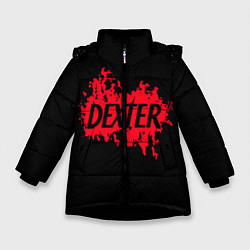 Куртка зимняя для девочки Декстер Новая Кровь Класс, цвет: 3D-черный