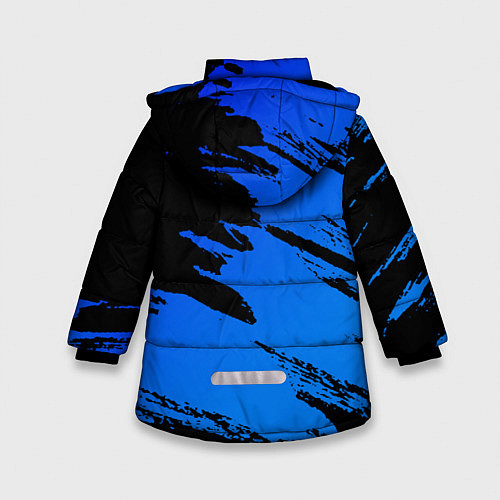 Зимняя куртка для девочки Volvo - Градиент / 3D-Черный – фото 2