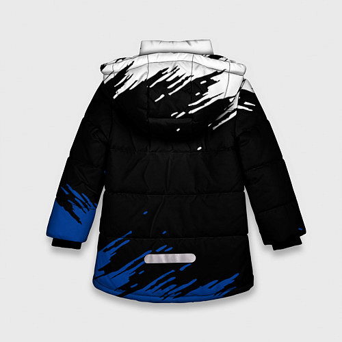Зимняя куртка для девочки Volvo - Texture / 3D-Черный – фото 2