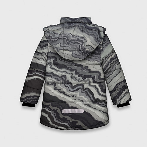 Зимняя куртка для девочки Fashion vanguard pattern 2099 / 3D-Черный – фото 2