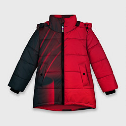 Зимняя куртка для девочки Красное виденье