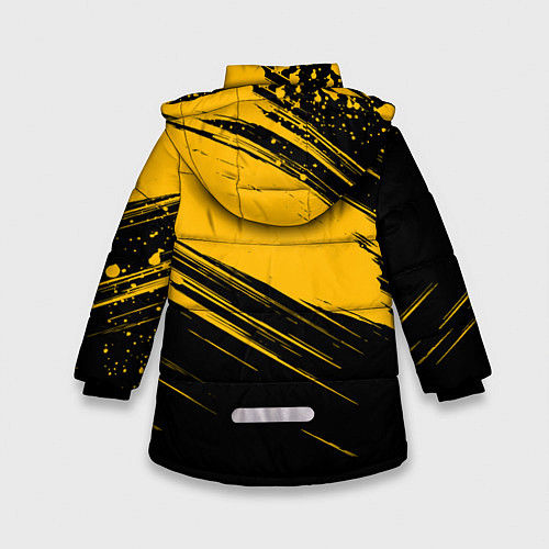 Зимняя куртка для девочки Парусный спорт Водный спорт / 3D-Черный – фото 2