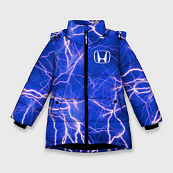 Зимняя куртка для девочки HONDA хонда молнии