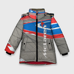Куртка зимняя для девочки McLaren Racing Route, цвет: 3D-красный