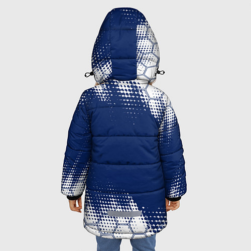 Зимняя куртка для девочки TOTTENHAM HOTSPUR Тоттенхэм / 3D-Светло-серый – фото 4