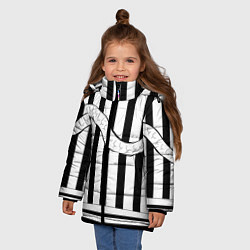 Куртка зимняя для девочки ОБАНАЙ ИГУРО ХАЁРИ, цвет: 3D-черный — фото 2