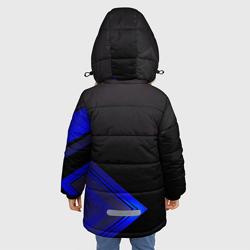 Зимняя куртка для девочки SUZUKI СУЗУКИ / 3D-Светло-серый – фото 4