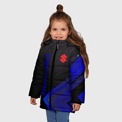 Куртка зимняя для девочки SUZUKI СУЗУКИ, цвет: 3D-светло-серый — фото 2