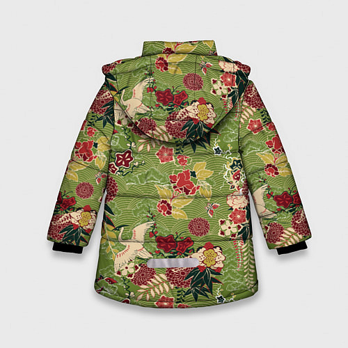 Зимняя куртка для девочки Япония-Китай Сюжет / 3D-Черный – фото 2