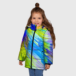 Куртка зимняя для девочки Color vanguard pattern Raster, цвет: 3D-красный — фото 2