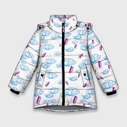 Зимняя куртка для девочки ARCANE League Of Legends ТАТУИРОВКА