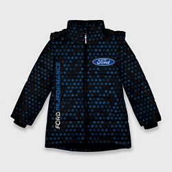 Куртка зимняя для девочки FORD PERFORMANCE Космос, цвет: 3D-черный