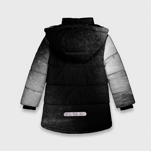 Зимняя куртка для девочки VOLVO Графика Вертикально / 3D-Черный – фото 2