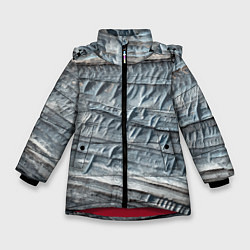 Зимняя куртка для девочки Текстура скалы Mountain Stone