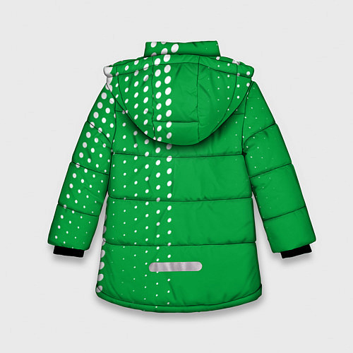 Зимняя куртка для девочки ШКОДА Skoda Абстракция / 3D-Черный – фото 2