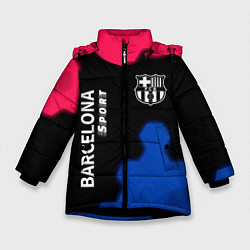 Зимняя куртка для девочки BARCELONA Sport - Графика
