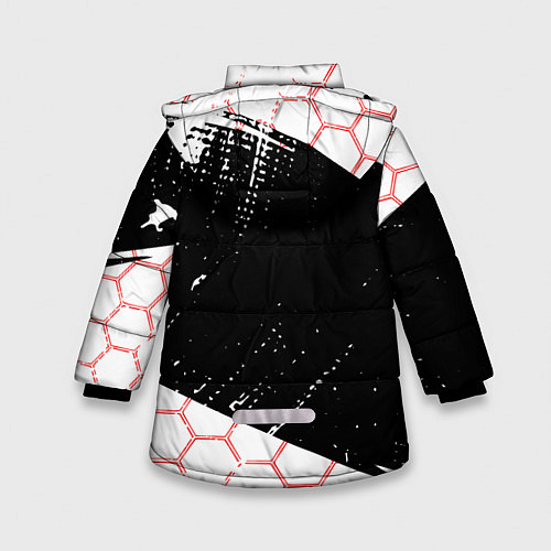 Зимняя куртка для девочки RAINBOW SIX SIEGE 6 соты / 3D-Черный – фото 2
