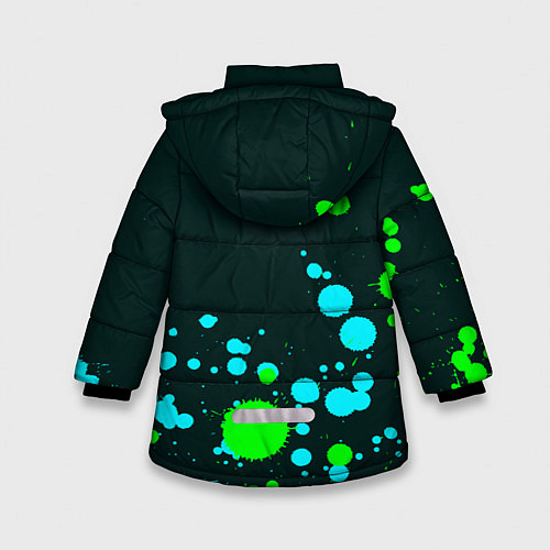 Зимняя куртка для девочки ДЕСТИНИ 2 Краска FS / 3D-Черный – фото 2