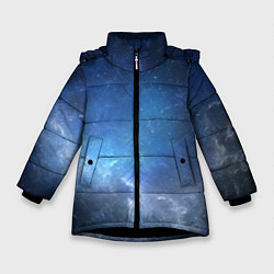 Зимняя куртка для девочки Манящий космос
