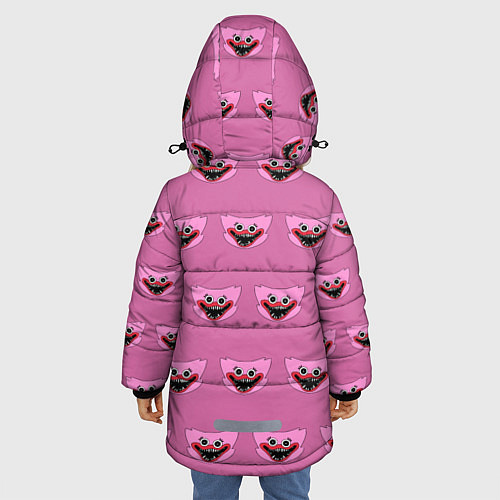 Зимняя куртка для девочки Киси Миси спасла нас / 3D-Красный – фото 4