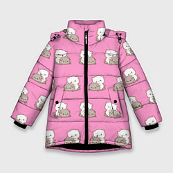 Зимняя куртка для девочки Котяшки обнимашки