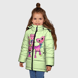 Куртка зимняя для девочки POPPY PLAYTIME - KISSY MISSY - МИЛАЯ КИССИ МИССИ, цвет: 3D-красный — фото 2