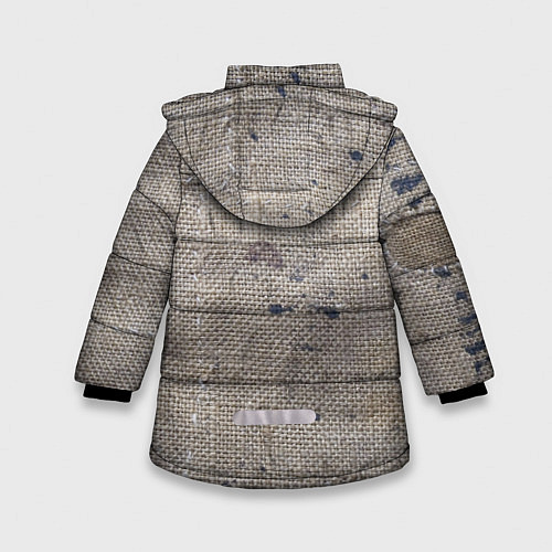 Зимняя куртка для девочки Only for Italy Мешковина Авангард Hype / 3D-Черный – фото 2