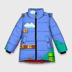Зимняя куртка для девочки Марио дизайн