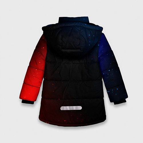 Зимняя куртка для девочки BMW BMW Звезды / 3D-Черный – фото 2