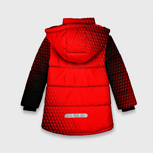 Зимняя куртка для девочки СААБ SAAB Карбон FS / 3D-Черный – фото 2