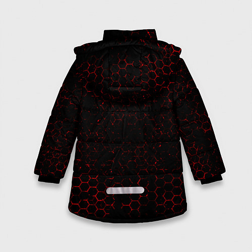 Зимняя куртка для девочки SUZUKI Suzuki Графика / 3D-Черный – фото 2