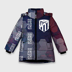 Зимняя куртка для девочки ATLETICO MADRID - Соты