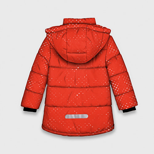 Зимняя куртка для девочки АТЛЕТИКО Atletico Madrid Sport Гранж / 3D-Красный – фото 2
