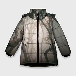Зимняя куртка для девочки Лес Туман