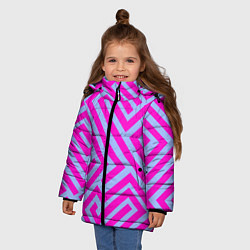 Куртка зимняя для девочки Trend pattern, цвет: 3D-черный — фото 2