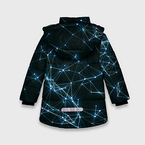 Зимняя куртка для девочки Neural Network / 3D-Черный – фото 2