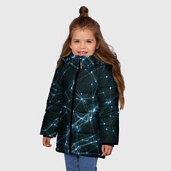 Куртка зимняя для девочки Neural Network, цвет: 3D-черный — фото 2