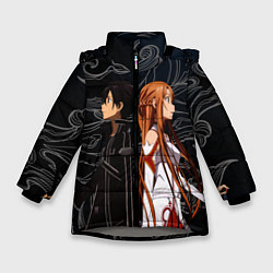 Зимняя куртка для девочки Кирито и Асуна - Sword Art Online