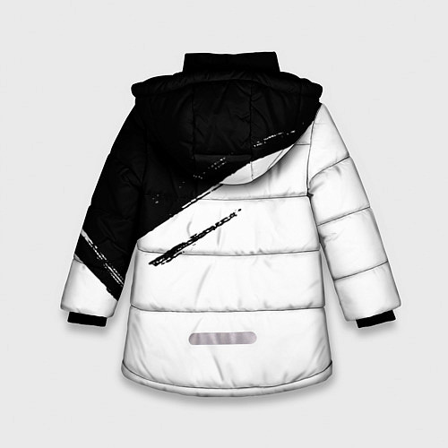 Зимняя куртка для девочки Ювентус фс / 3D-Черный – фото 2