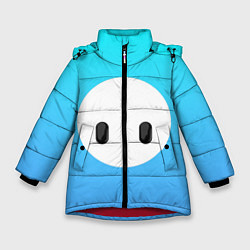 Куртка зимняя для девочки Fall Guy blue, цвет: 3D-красный