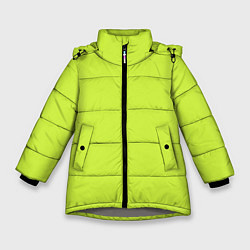 Зимняя куртка для девочки Зеленый неон из фильма Барби