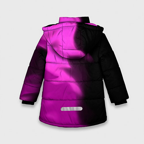 Зимняя куртка для девочки Porsche Pro Racing / 3D-Черный – фото 2