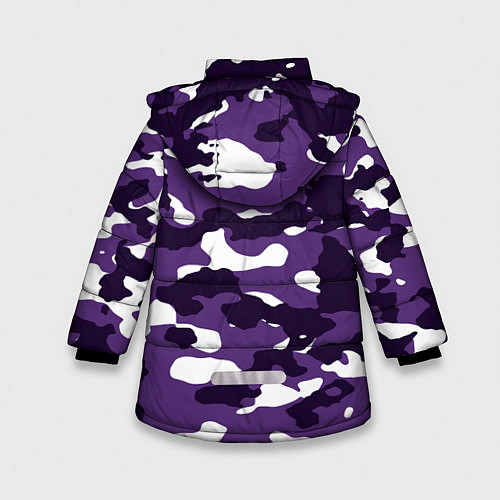 Зимняя куртка для девочки Amethyst Purple Аметист / 3D-Черный – фото 2
