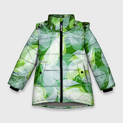 Куртка зимняя для девочки Воздушное настроение, цвет: 3D-светло-серый