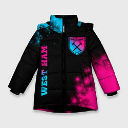 Зимняя куртка для девочки West Ham Neon Gradient