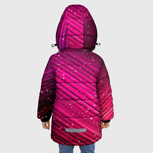 Зимняя куртка для девочки Cosmic Radiance / 3D-Светло-серый – фото 4