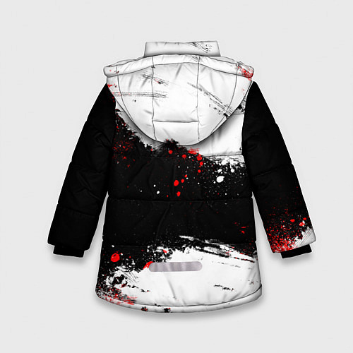Зимняя куртка для девочки БЕРСЕРК : Спортивная форма - Клеймо жертвы / 3D-Черный – фото 2