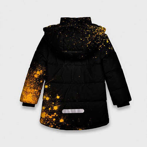 Зимняя куртка для девочки Sevilla - Gold Gradient / 3D-Черный – фото 2